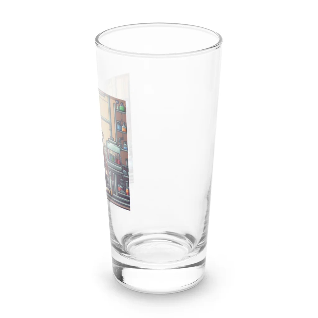 fashionartistarの実験をしているサル Long Sized Water Glass :right