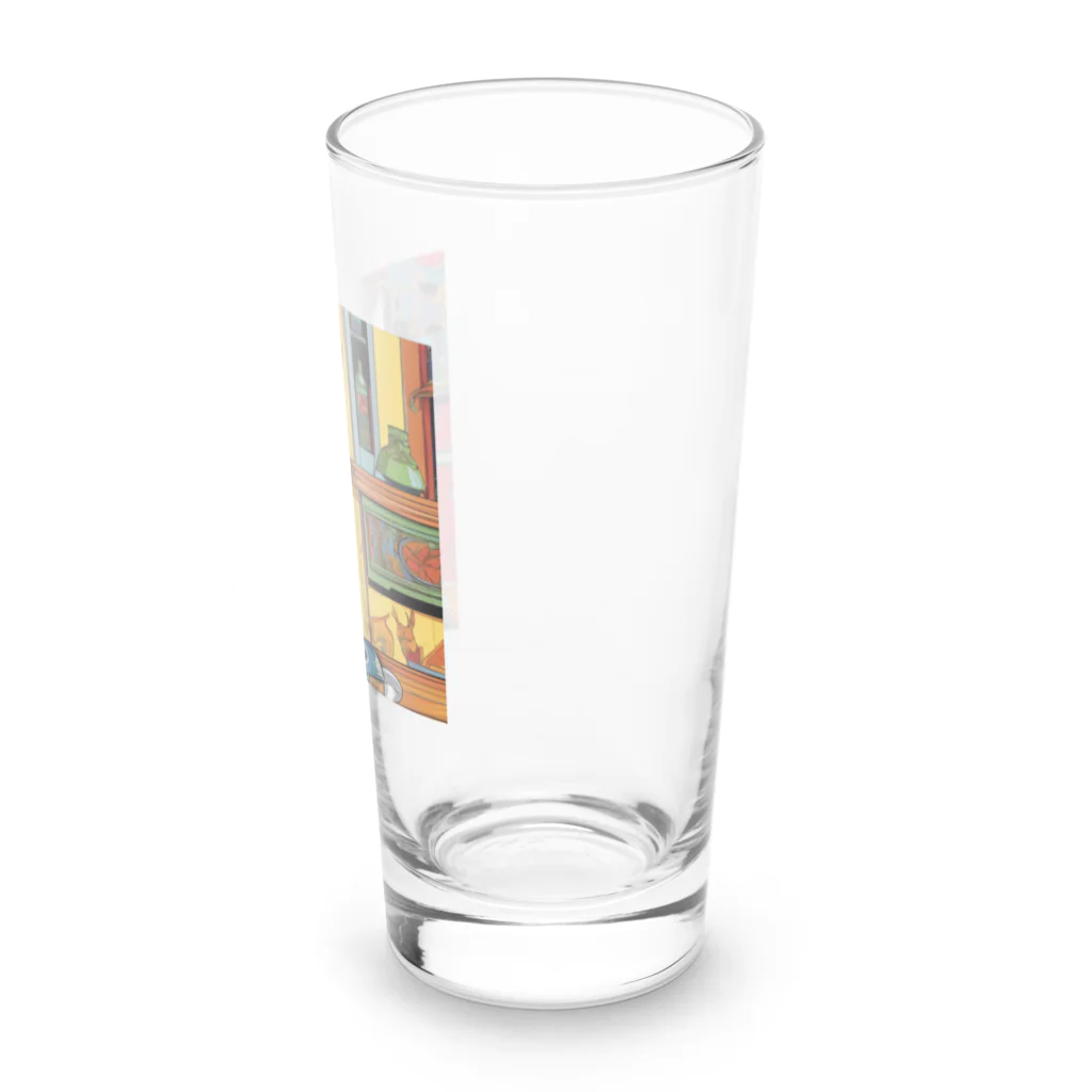 ブヒブヒフィーバーのフレブル Long Sized Water Glass :right