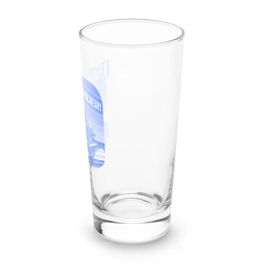 kazu_gのパンダライダー!(ブルー) Long Sized Water Glass :right