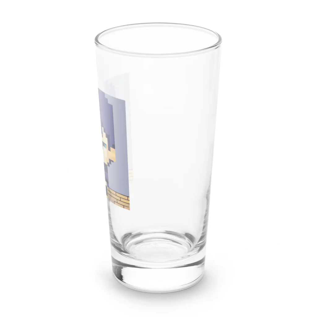kazu-123413のAIの感情表現(悲しみ) Long Sized Water Glass :right