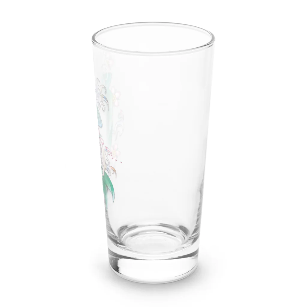 TurkeysDesignのガラスの緑鯉 Long Sized Water Glass :right