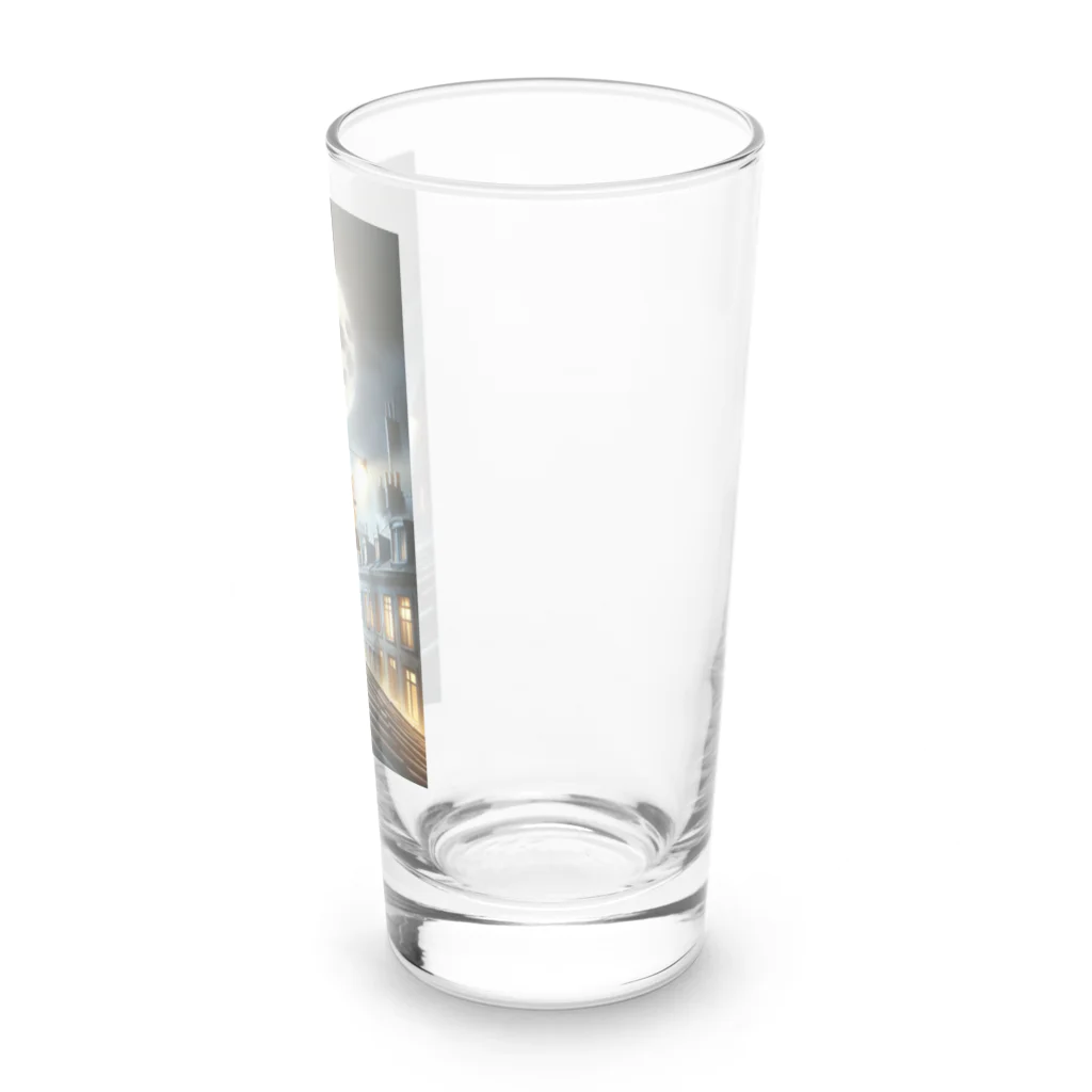 子猫のマイク・mikeの部屋の名探偵マイケル Long Sized Water Glass :right