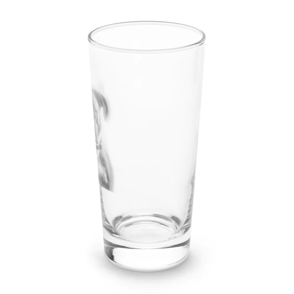 barbyGGGの超キュートなボクサー犬 Long Sized Water Glass :right