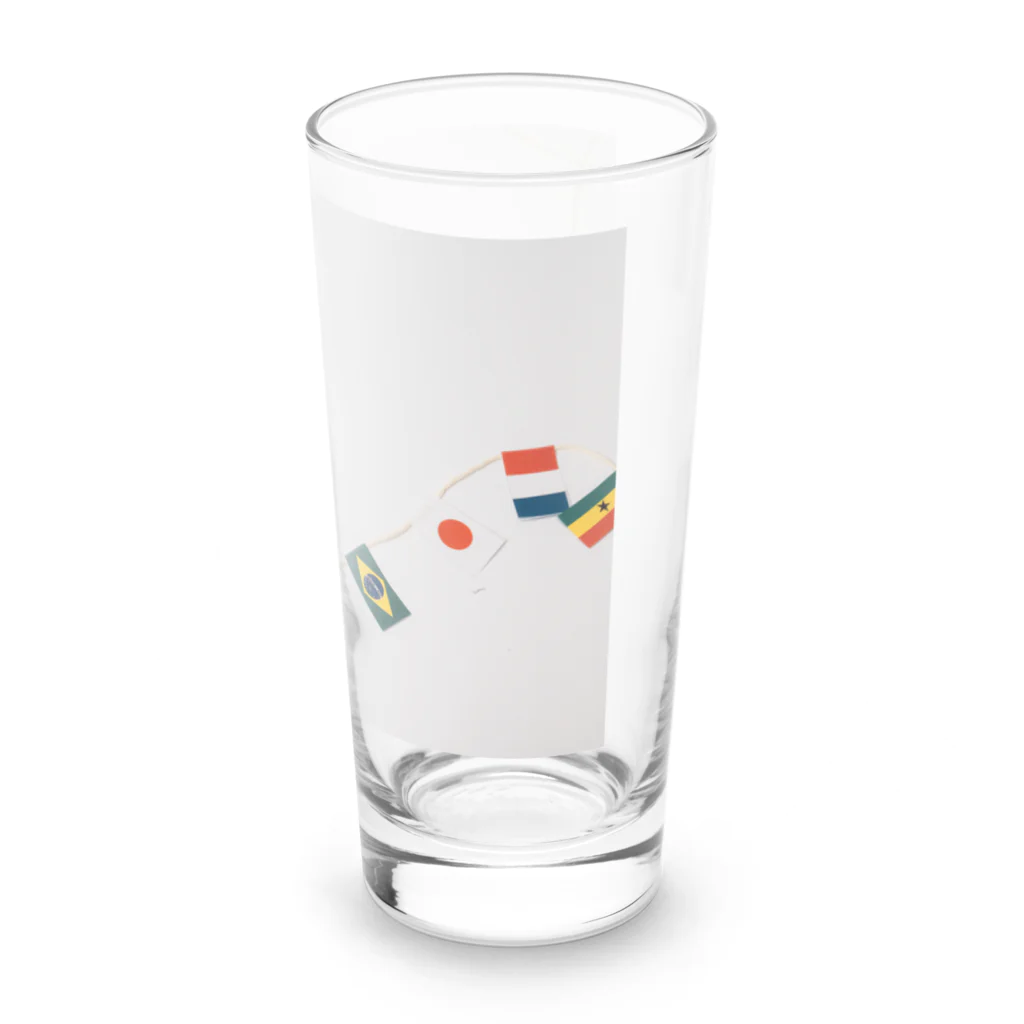 noritamago_storeの万国旗 Long Sized Water Glass :right