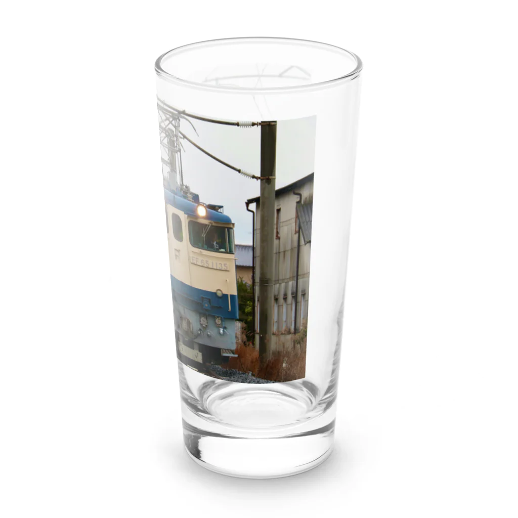 ふみふみのEF65牽引　ロイヤルエクスプレス四国 Long Sized Water Glass :right