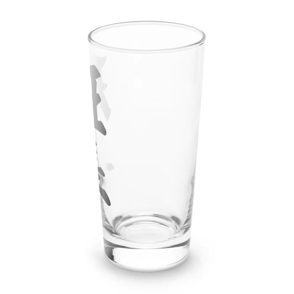 着る文字屋の班長 Long Sized Water Glass :right