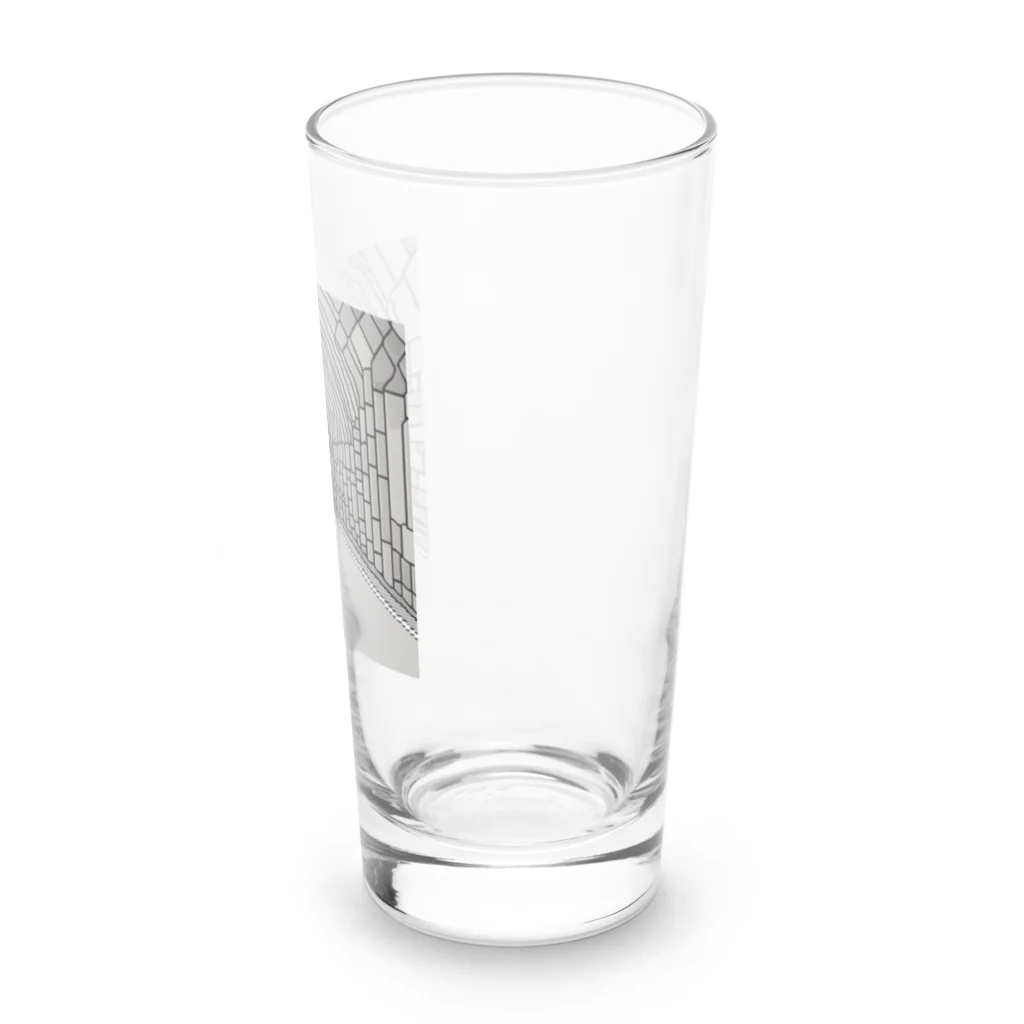 note10_AIのウサギのイラストグッズ Long Sized Water Glass :right