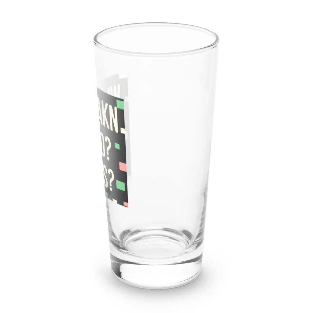 MACOCCHIの暗号化されたような日本語画像 Long Sized Water Glass :right