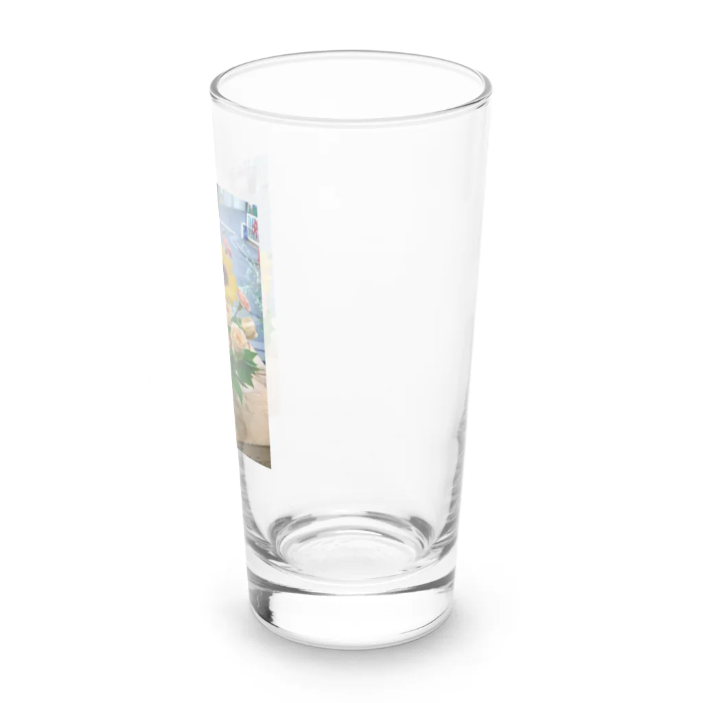 mofu-fuwa のひまわり Long Sized Water Glass :right