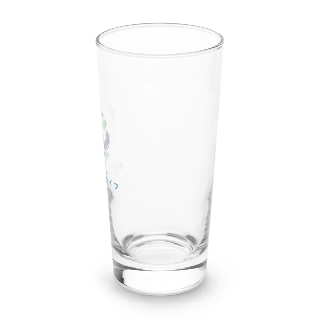 natuvegelife キッチンサロンナチュベジライフのナチュベジライフ　オリジナルグッズ Long Sized Water Glass :right