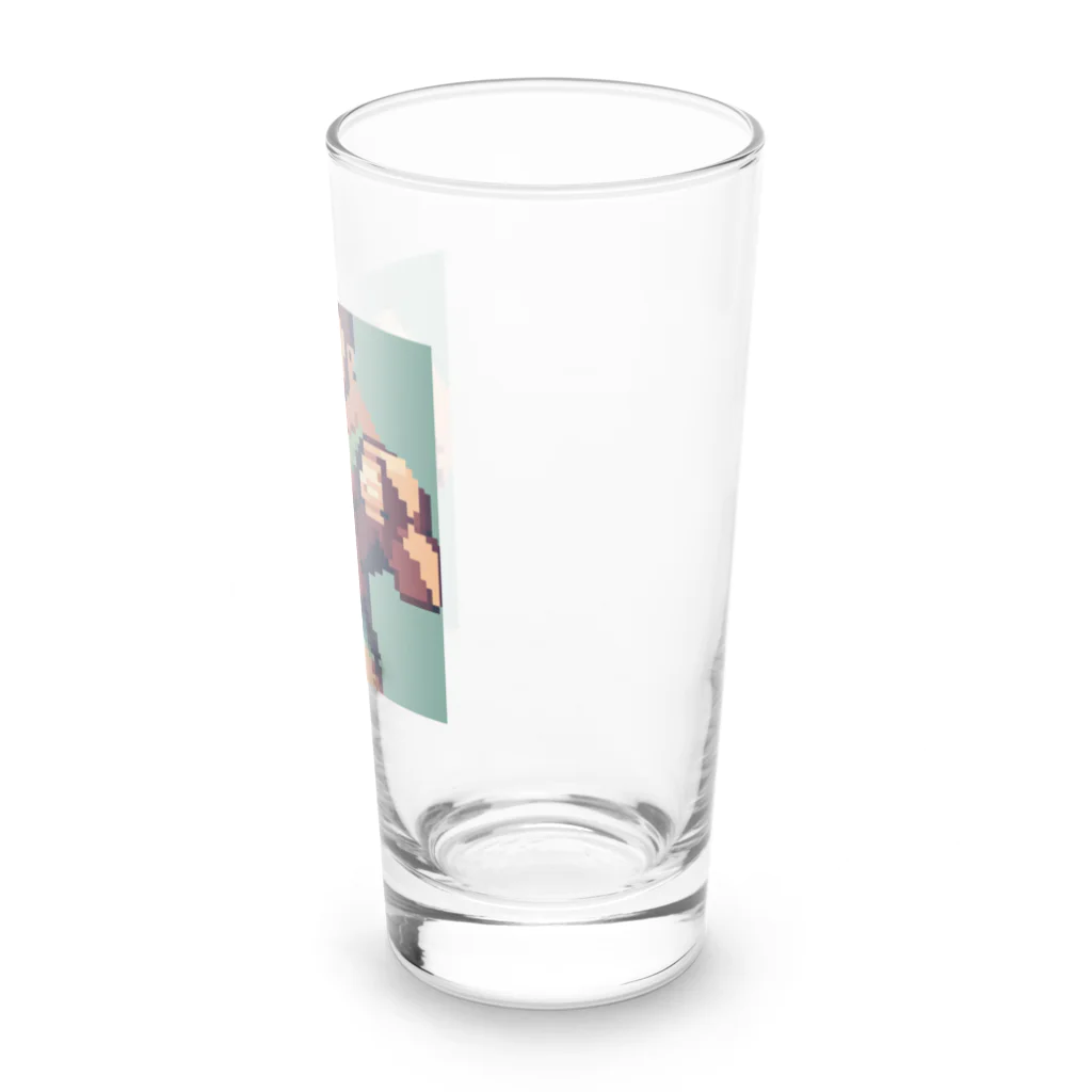 nakasato442のマッチョのドット絵６ Long Sized Water Glass :right