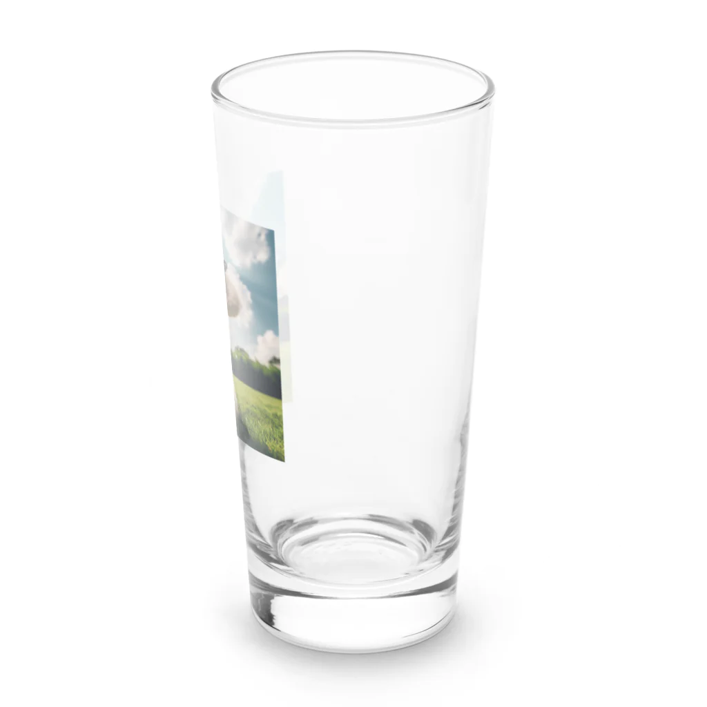 chibita08のグラサンプードル Long Sized Water Glass :right