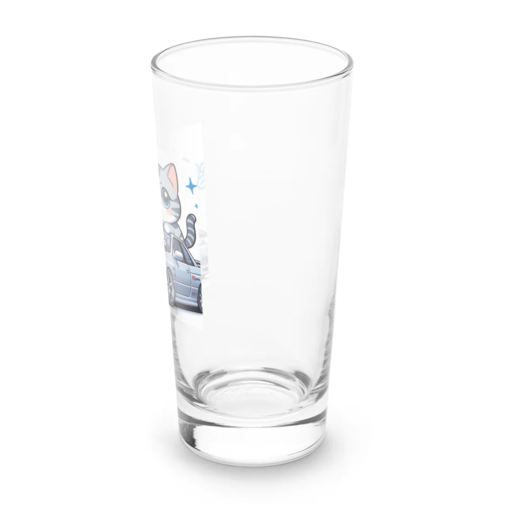 takkun0328のGT-Rと猫の夢のコラボ！ Long Sized Water Glass :right