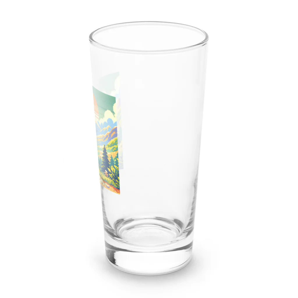 きなこのショップのこども登山家 Long Sized Water Glass :right