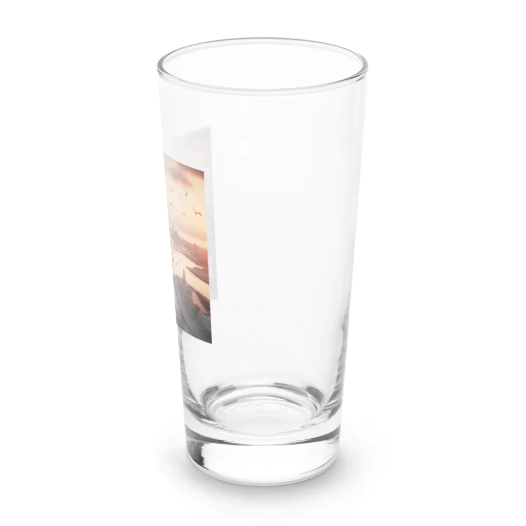 MM24Designの都会の夕暮れ Long Sized Water Glass :right