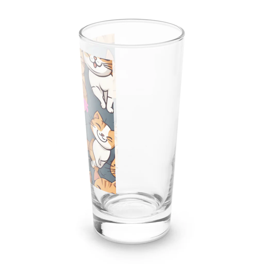 spectacular_colorsのにゃんこの笑顔グッツ Long Sized Water Glass :right