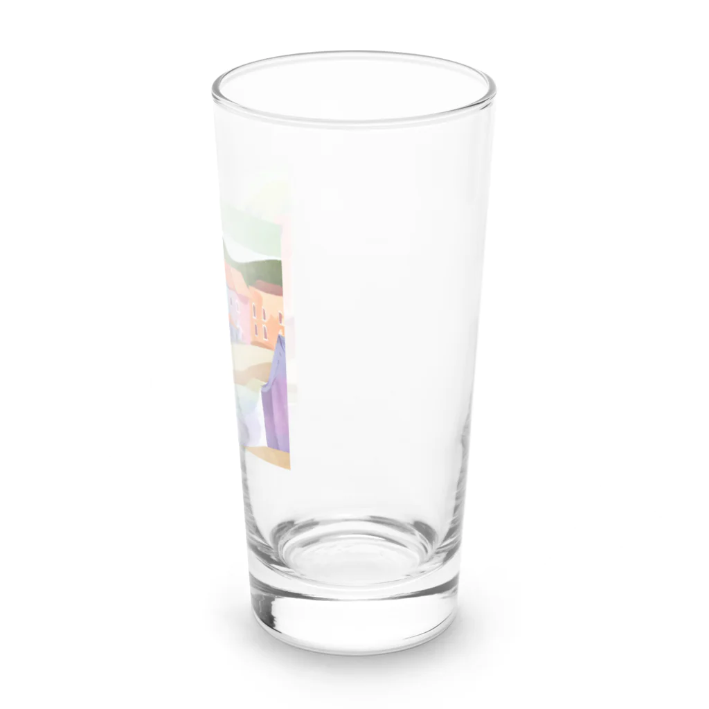 decnaの川沿いの街並み Long Sized Water Glass :right