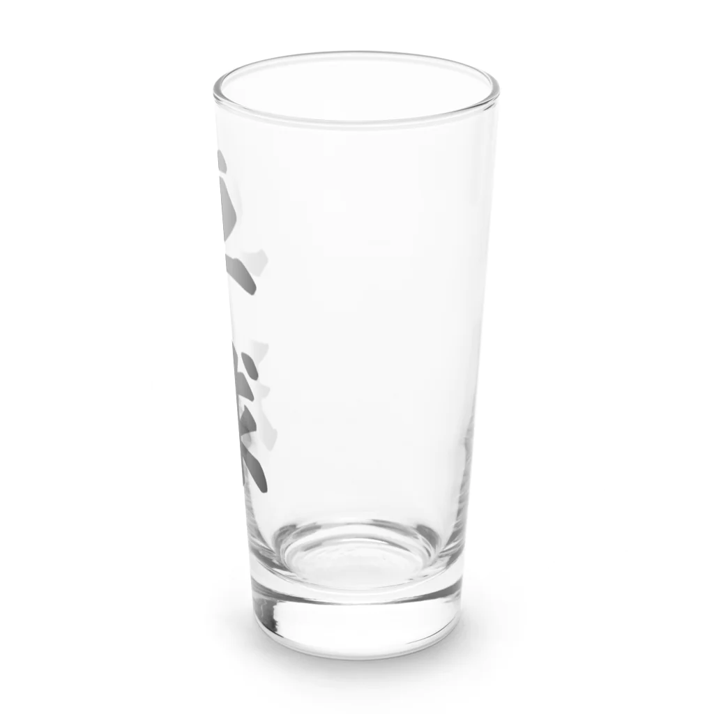 着る文字屋の卓球 Long Sized Water Glass :right