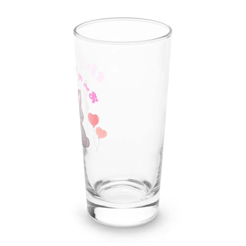 spectacular_colorsのスマイルにゃーお Long Sized Water Glass :right