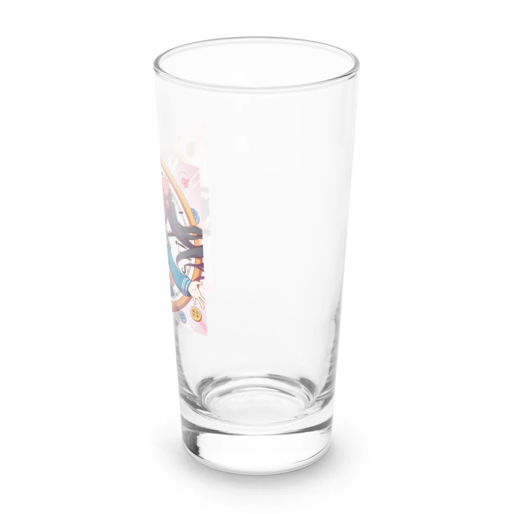 ともっしーの時をかける江東子ちゃん Long Sized Water Glass :right