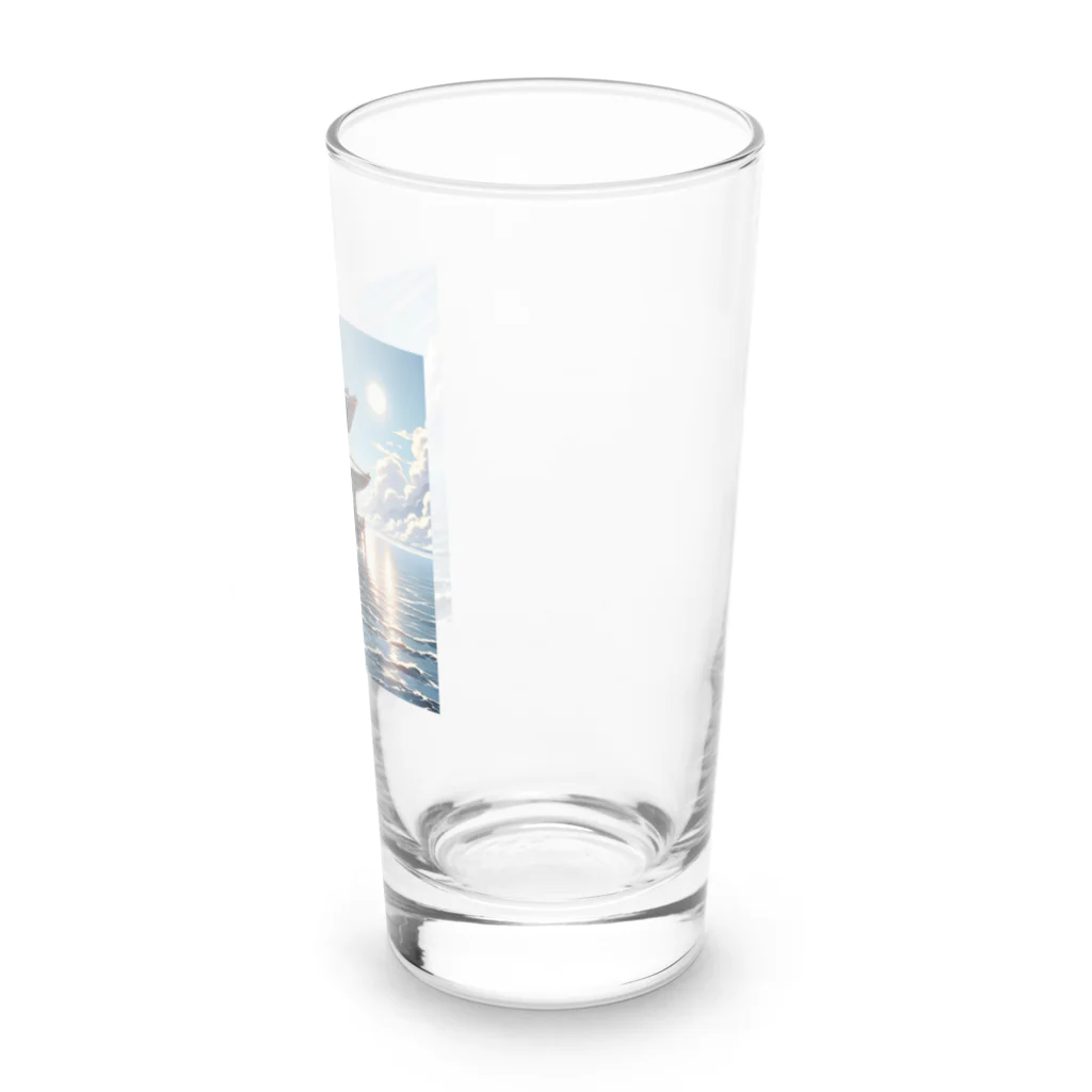 Irregular is beautifulのSanctuary of the Sea: Pathway to Serenity Long Sized Water Glass :right