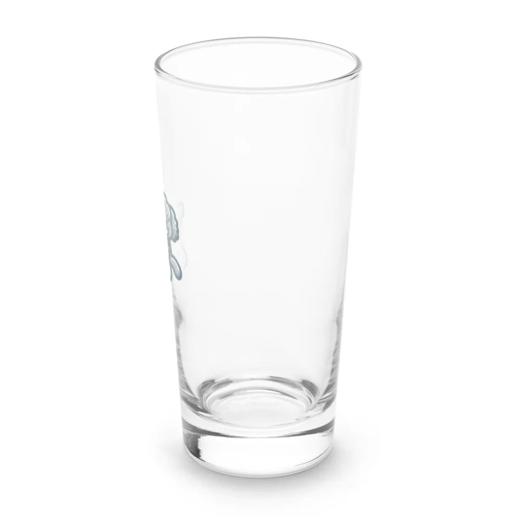 パグとプードルのグレートイプードル Long Sized Water Glass :right