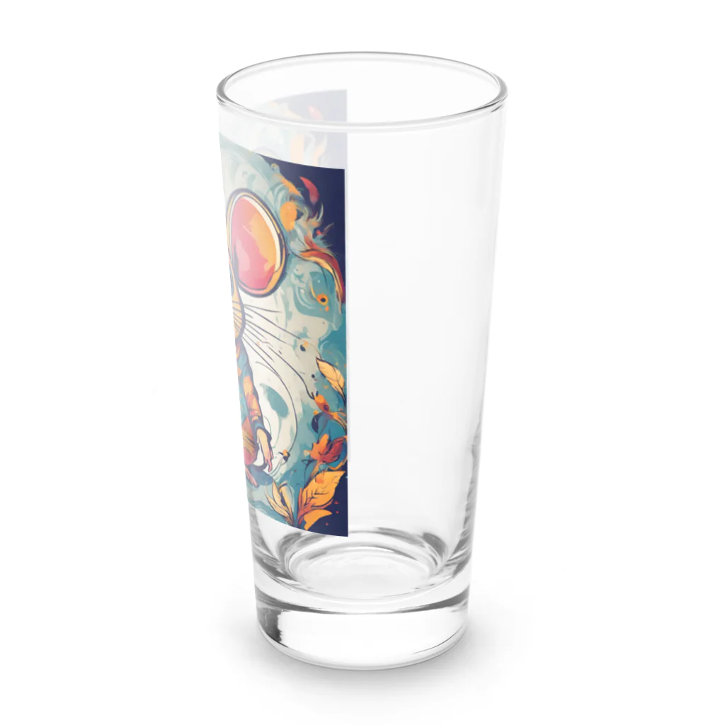 マジカルメッセージのデザイナーのネズミ Long Sized Water Glass :right