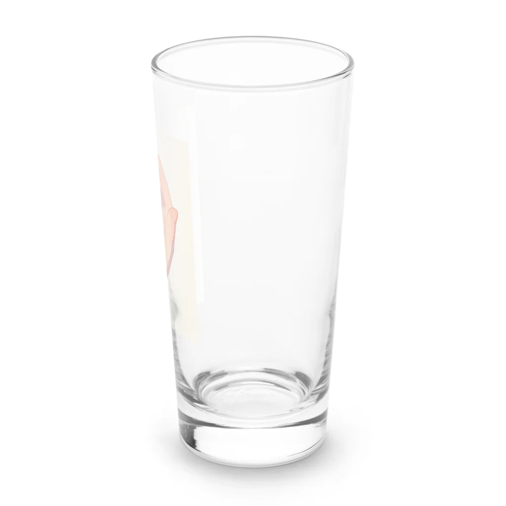 AQUAMETAVERSEの手のひらでおしゃべりセキセイインコの　BLUE PLUM  691 Long Sized Water Glass :right