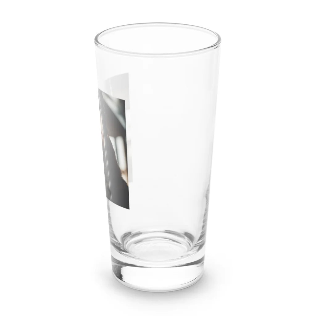 feliceのタワーに登っている猫 Long Sized Water Glass :right