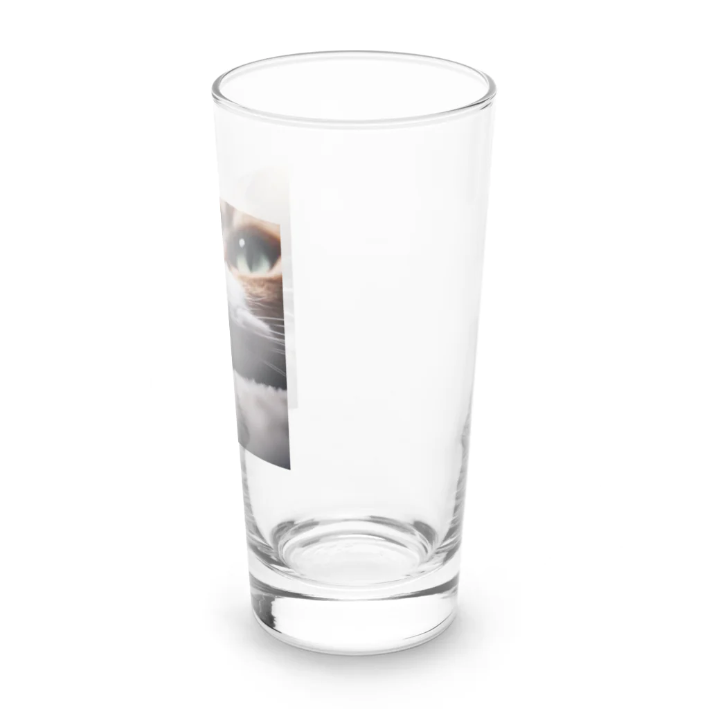 feliceのカーペットでごろんとする猫 Long Sized Water Glass :right