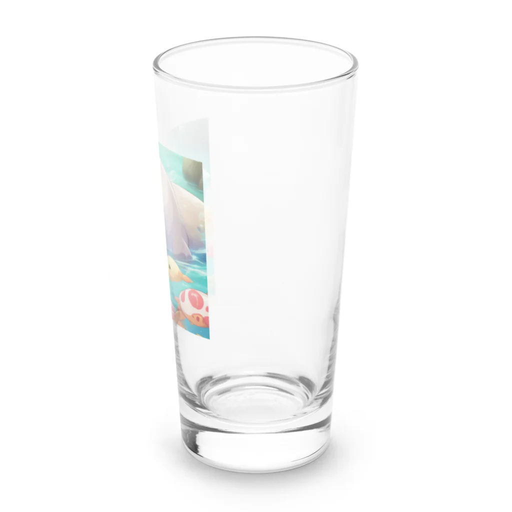 オイタンのあざらし Long Sized Water Glass :right