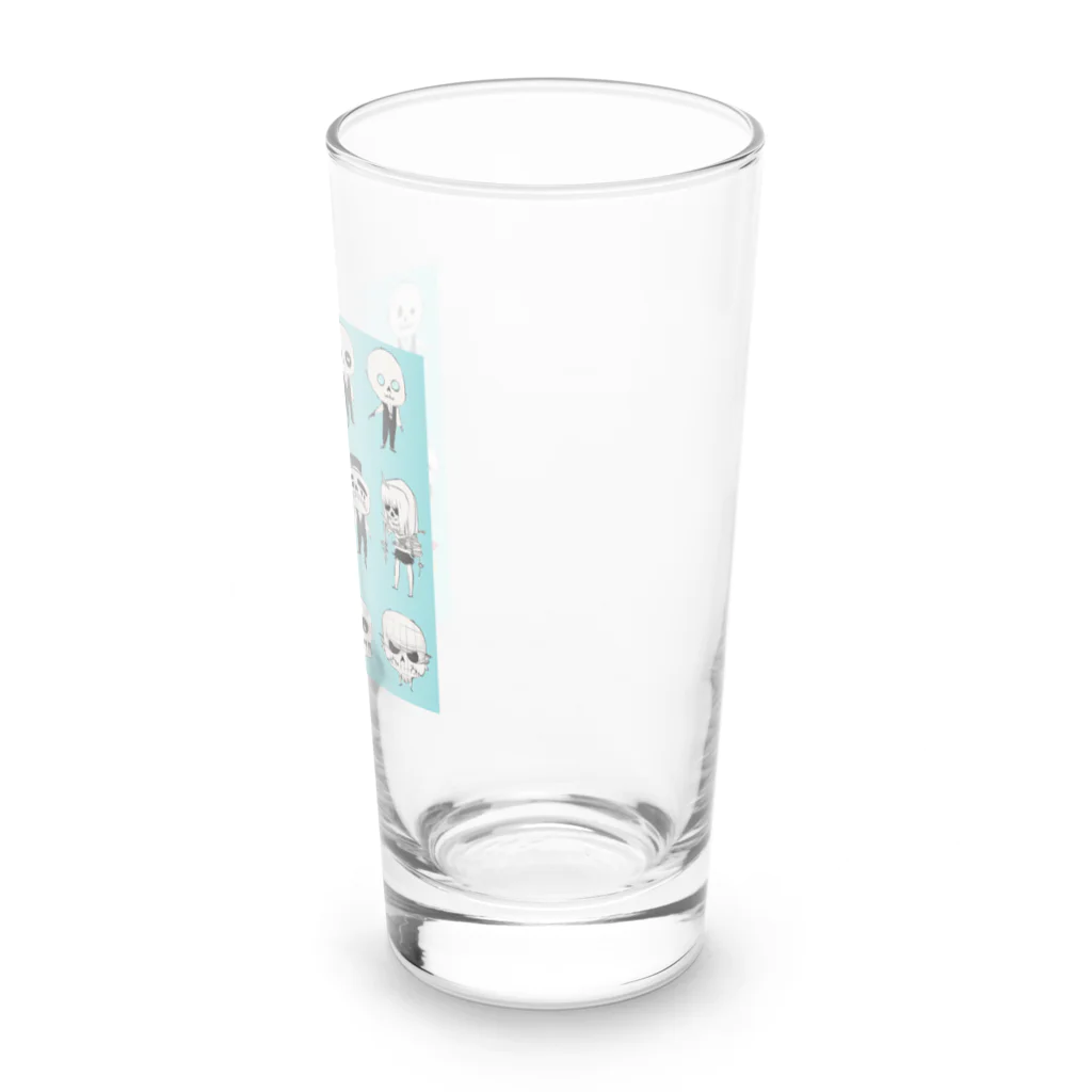 MEGROOVEのドクロいっぱい💀 Long Sized Water Glass :right