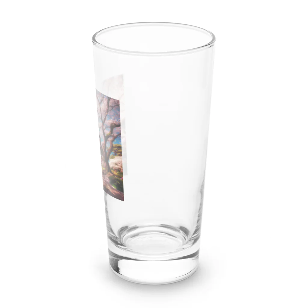 bobokeの桜 Long Sized Water Glass :right