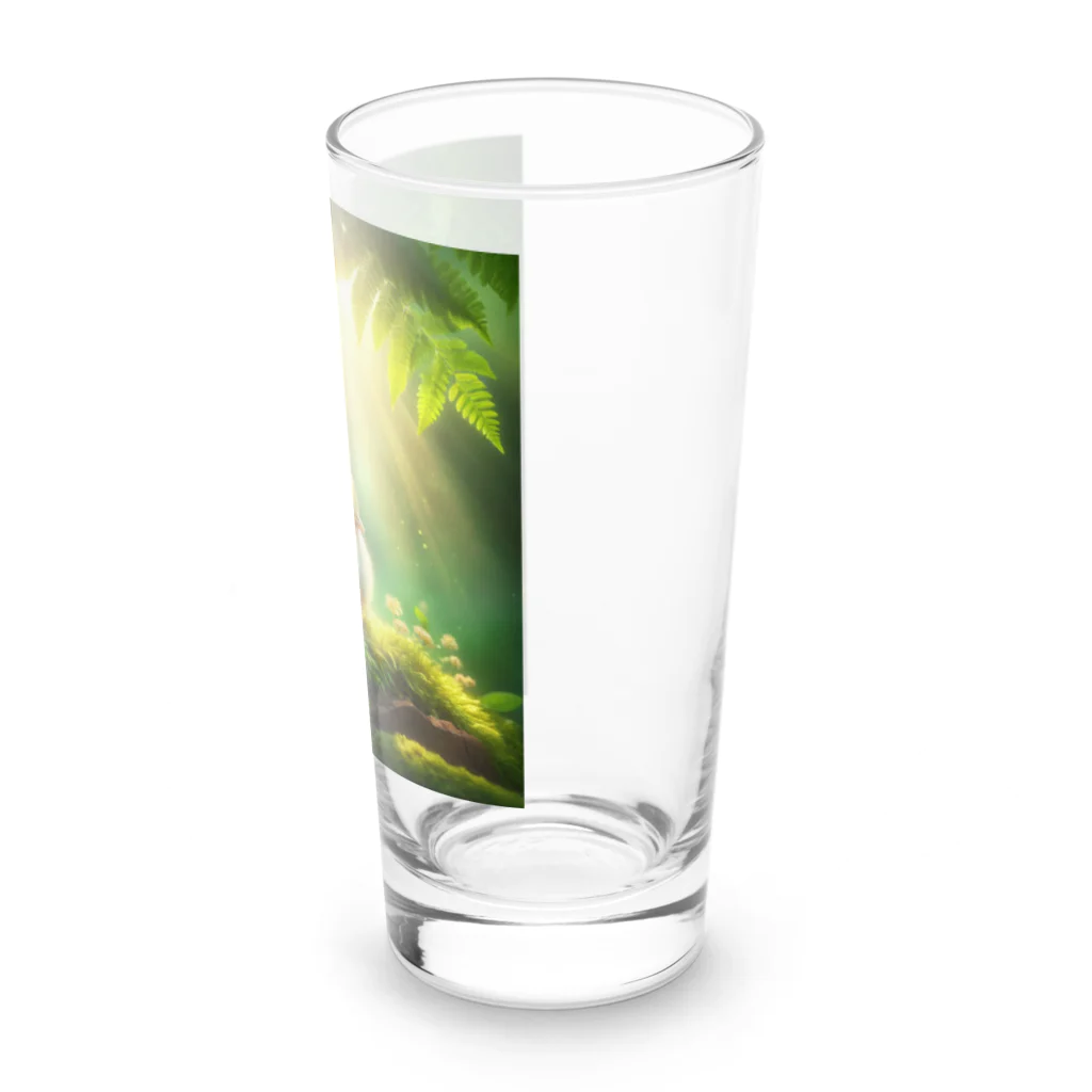 きっとカワイイ何でも図鑑の眠るひよこ Long Sized Water Glass :right