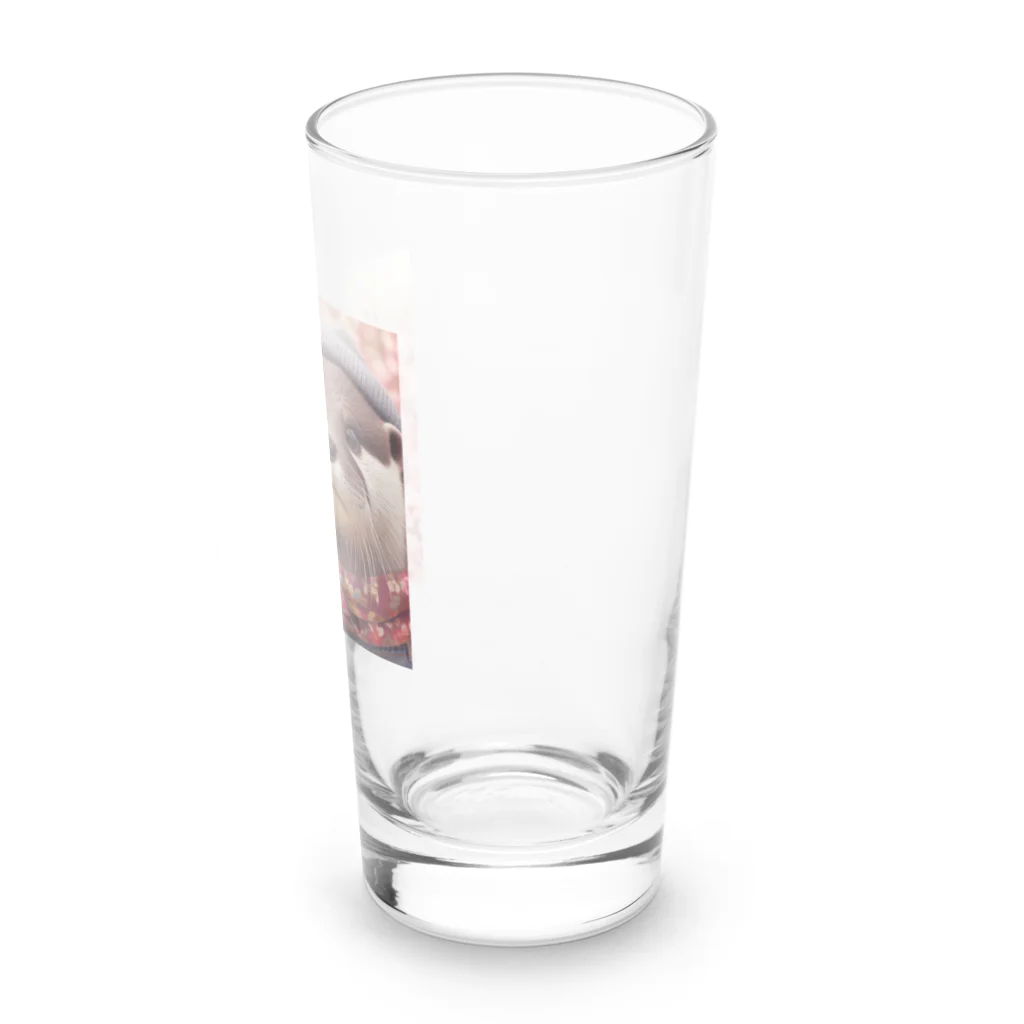 「動物ミリ屋」の桜奇麗やんいいやん Long Sized Water Glass :right