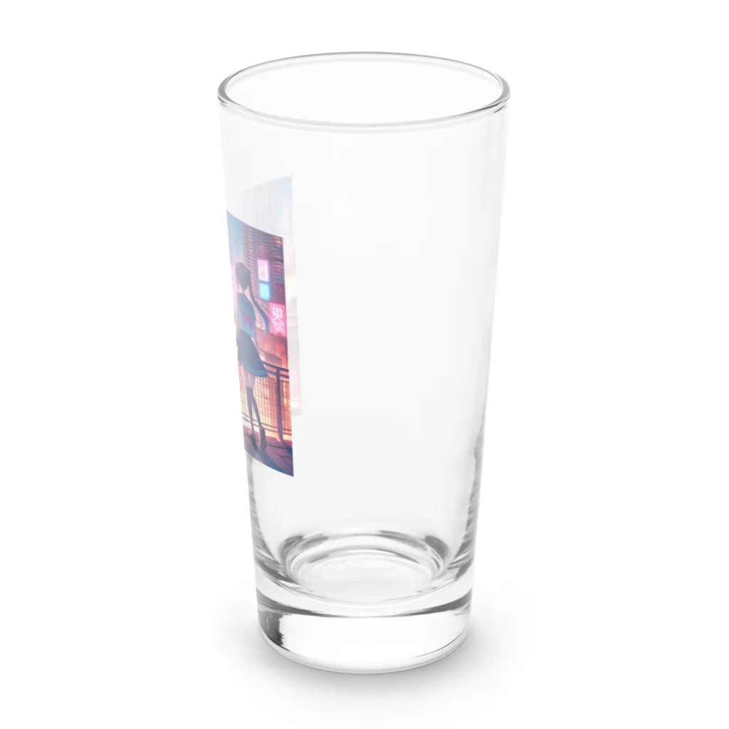 hestiaprayerのネオン街少女 Long Sized Water Glass :right