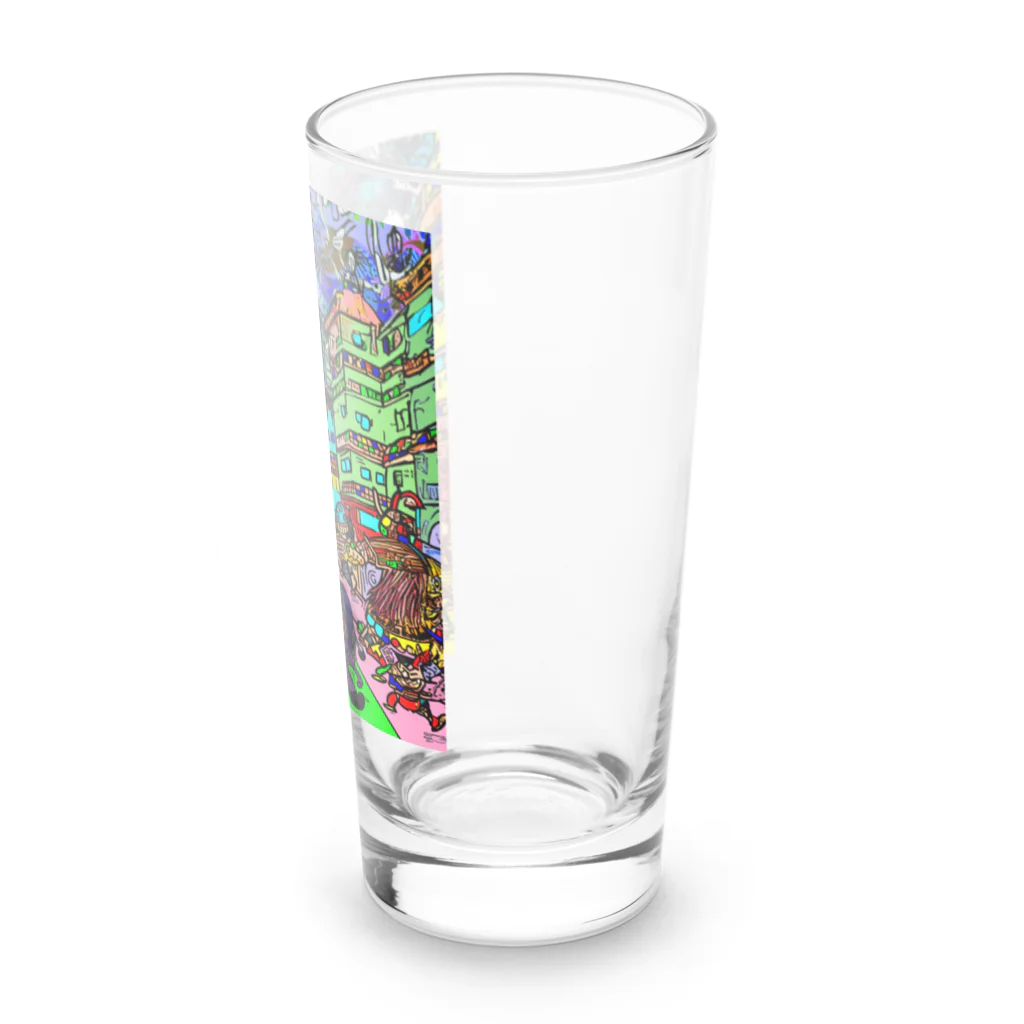 Ａ’ｚｗｏｒｋＳの宇宙人類皆兄弟 VERTICAL Long Sized Water Glass :right