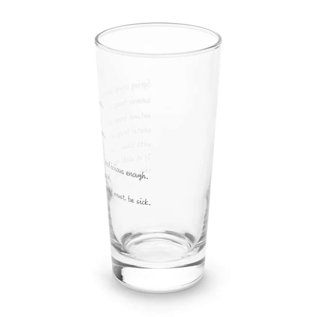 B Sideのるろうに剣心 比古清十郎 名言アイテム Long Sized Water Glass :right