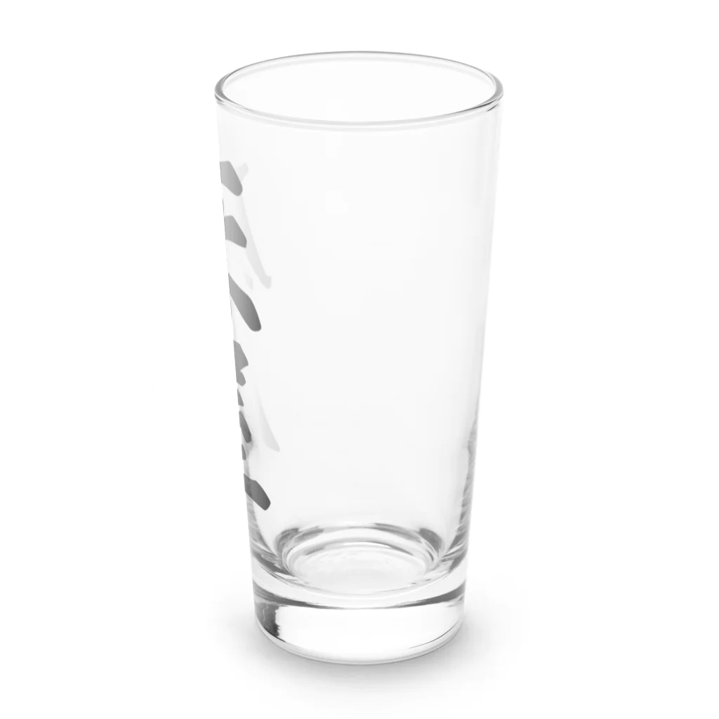 着る文字屋の床屋 Long Sized Water Glass :right