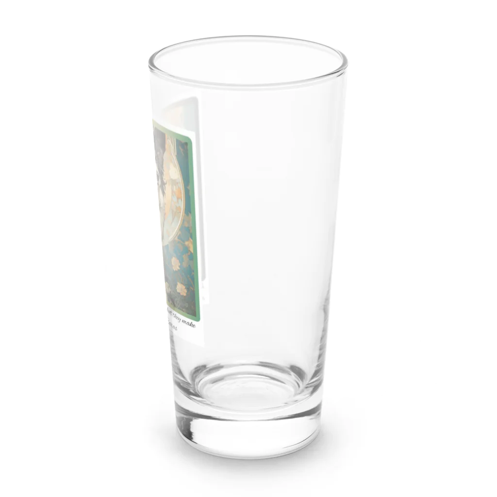 adarahの賢く魅力的ボーダーコリー Long Sized Water Glass :right