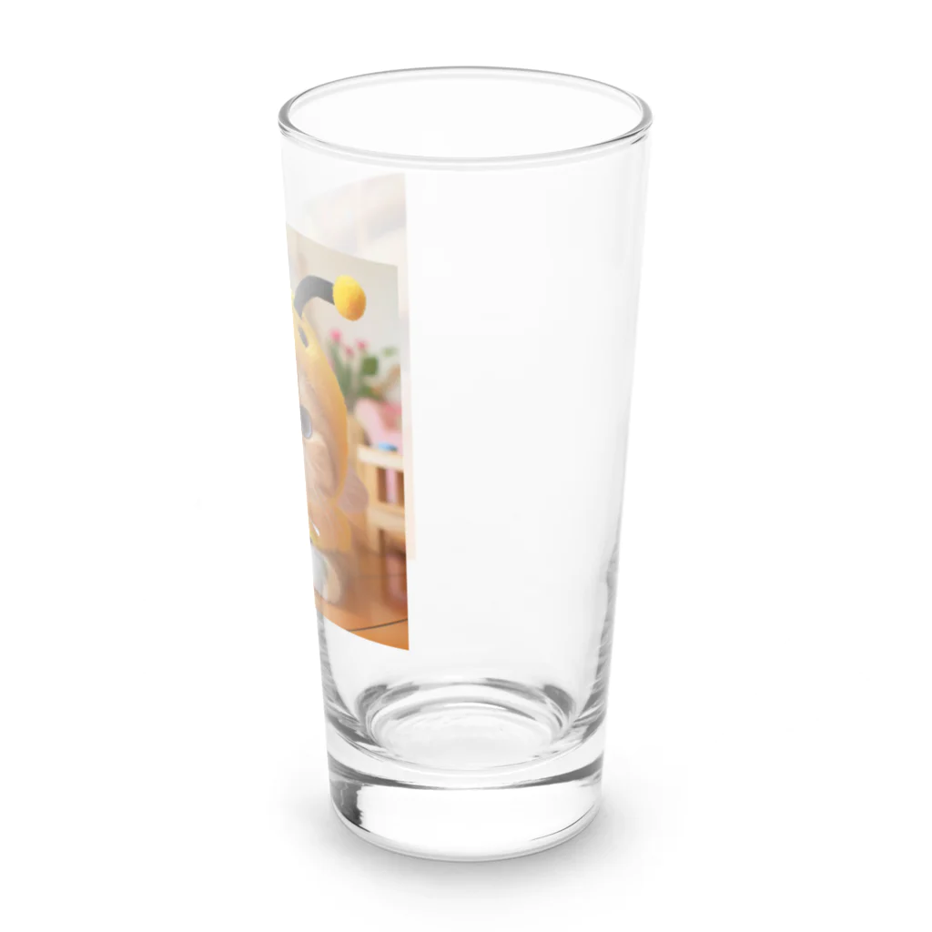 終わらない夢🌈のミツバチ🐝のコスプレをした🐱にゃんこ🐾 Long Sized Water Glass :right