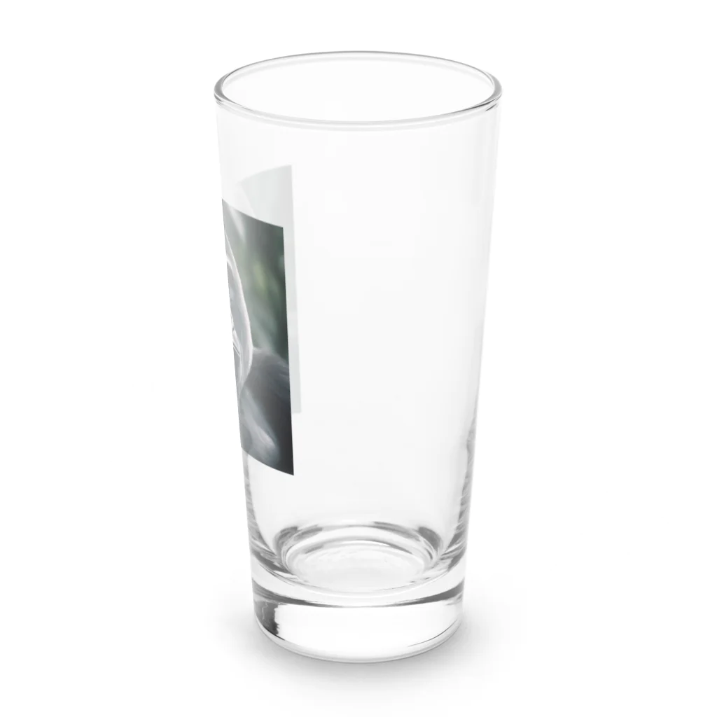 ふぶにゃんのイケメンゴリラ Long Sized Water Glass :right