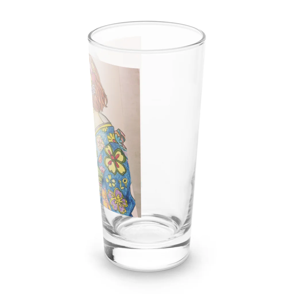 Nene-Yの和-着物- Long Sized Water Glass :right