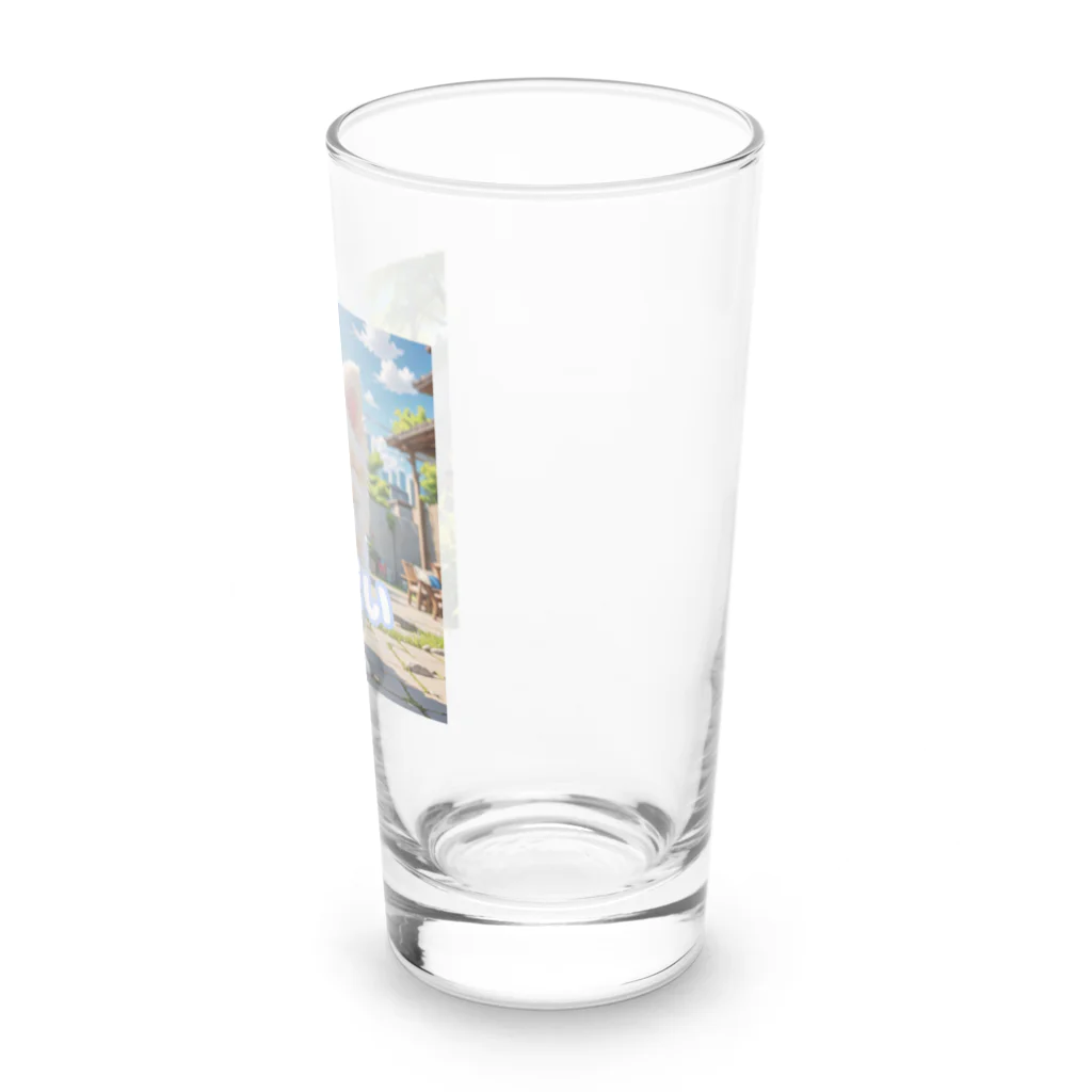 tagamiya7の可愛く別れを告げるポメチワ Long Sized Water Glass :right