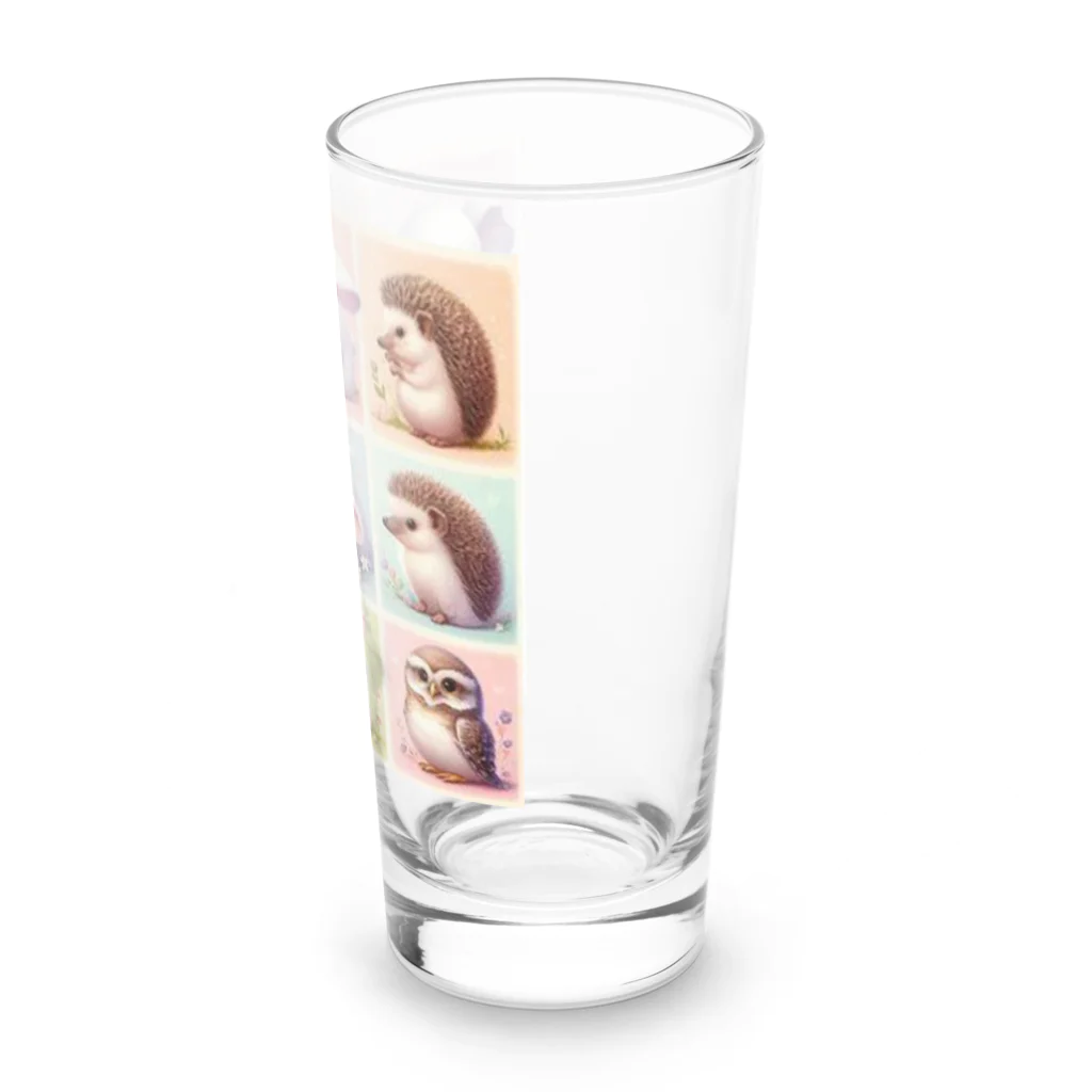 morito-suzuriのもりのなかまたち Long Sized Water Glass :right