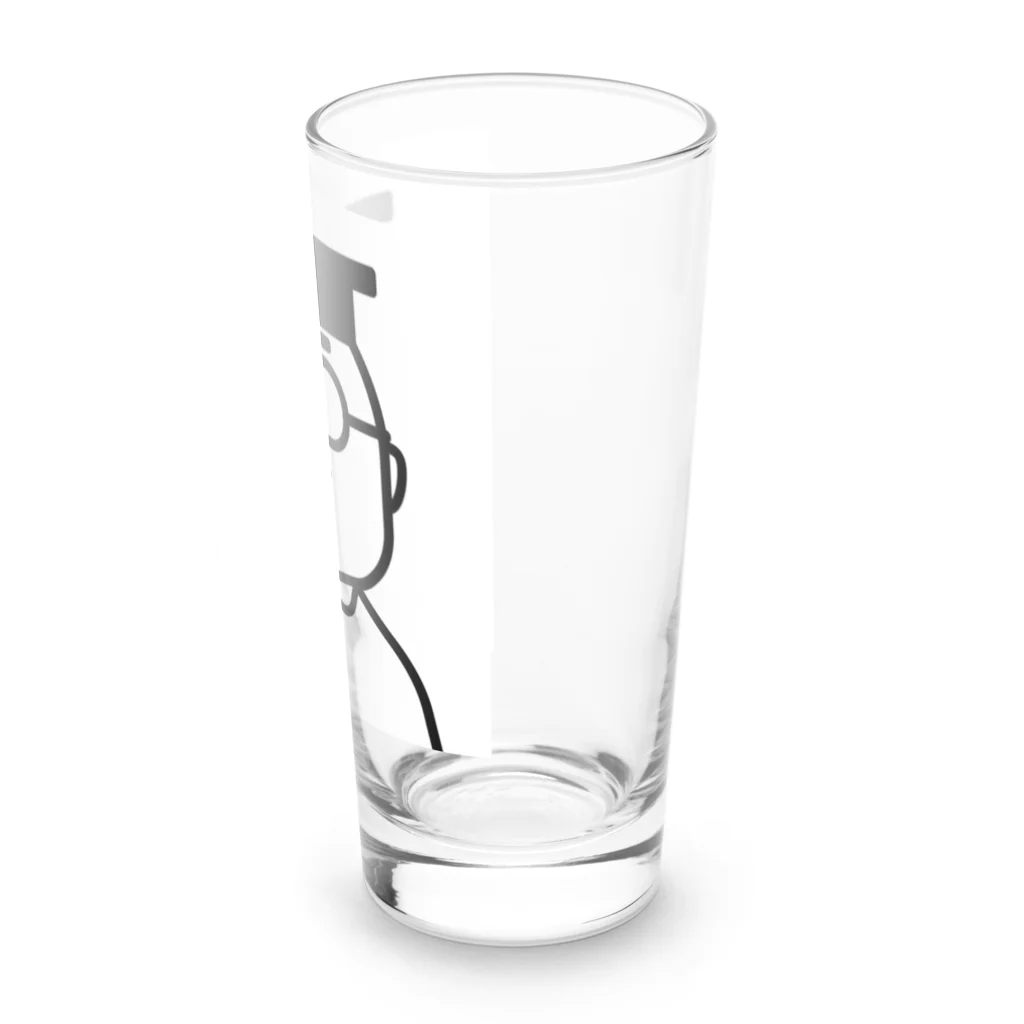 コトアート: 「私はわたし、人は人」のぼく教授 Long Sized Water Glass :right