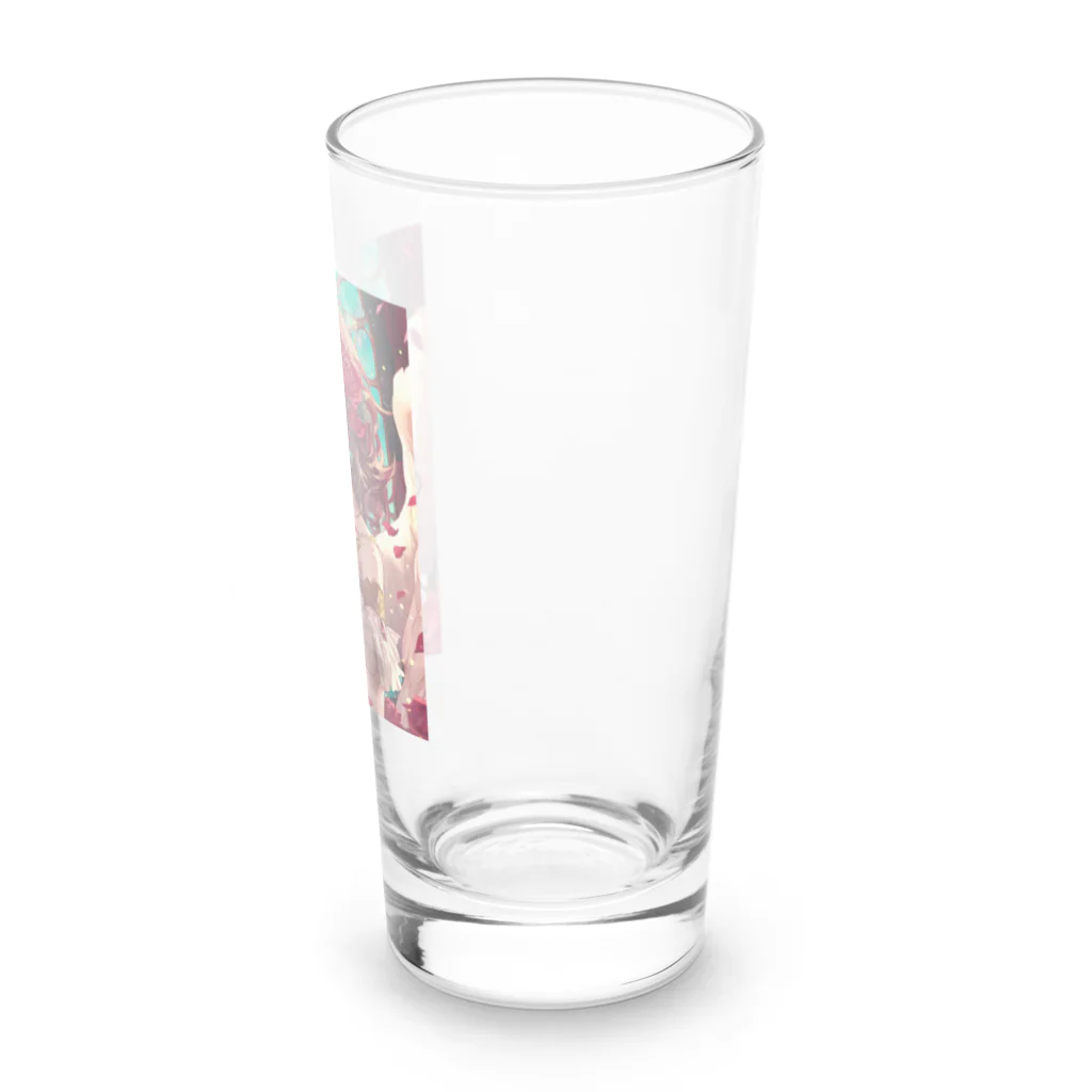 AQUAMETAVERSEのバラ好きの女性　なでしこ1478 Long Sized Water Glass :right