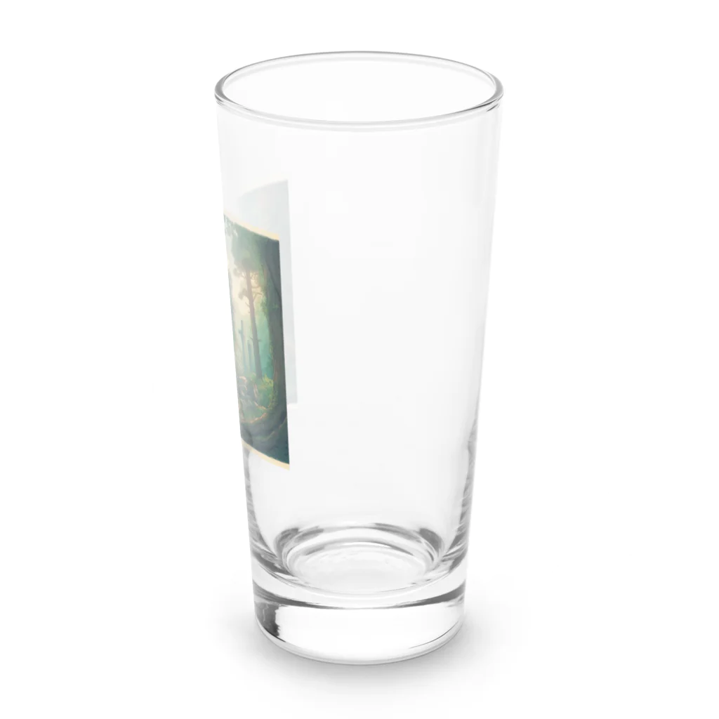バナナシェアハウスの幻想の古代遺跡 Long Sized Water Glass :right