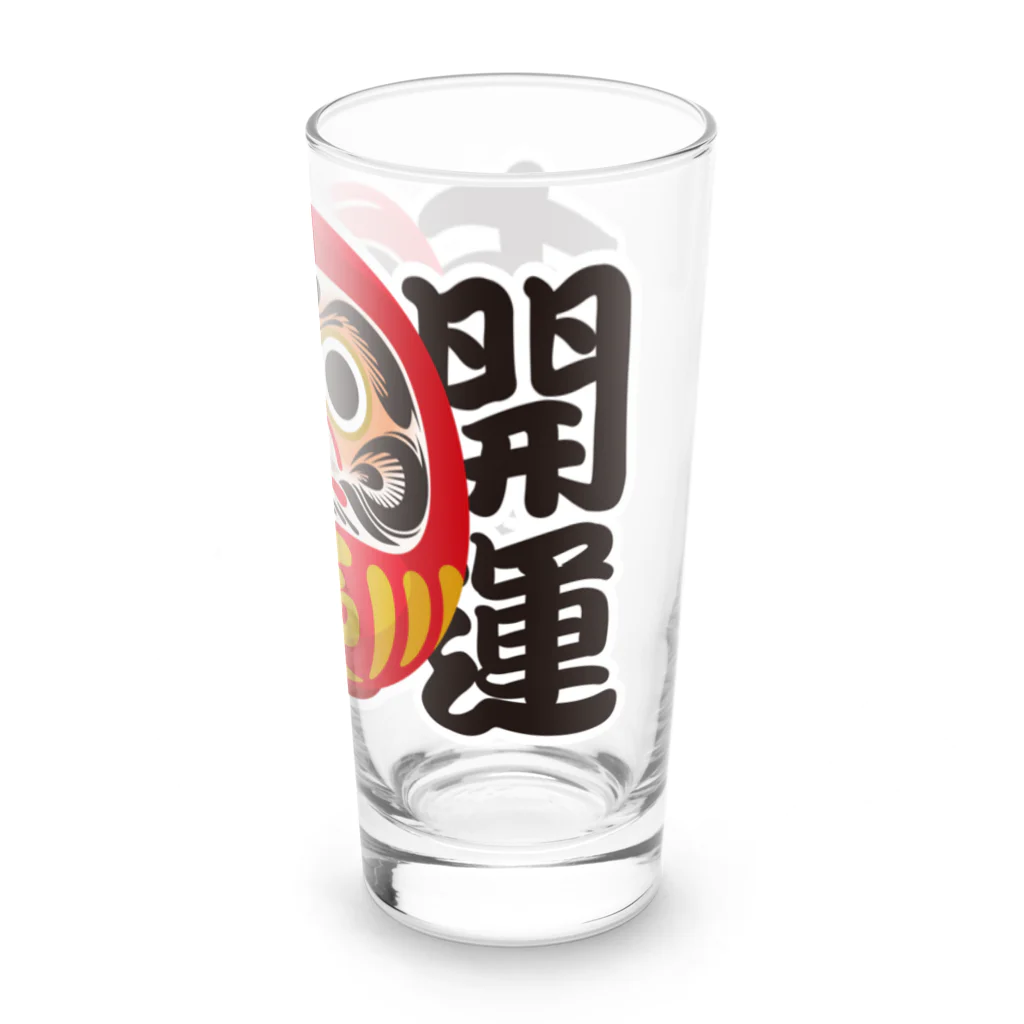 お絵かき屋さんの「開運吉祥」だるま ダルマ 達磨  Long Sized Water Glass :right