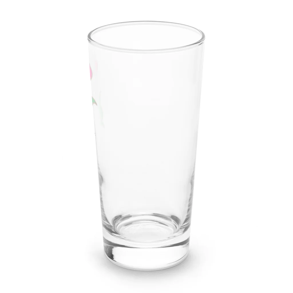 So湖いらの「誕生月花びわこ」3月チューリップロンググラス Long Sized Water Glass :right